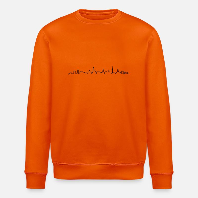Skyline - Kiel - Stanley/Stella Unisex Bio-Sweatshirt ROLLER - Tieforange