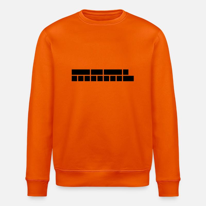 Minimal | gras: 51 - Sweat bio ROLLER Stanley/Stella Unisexe - orange profond