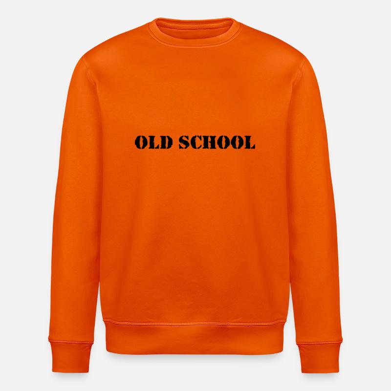 Old School - Stanley/Stella Unisex Bio-Sweatshirt ROLLER - Tieforange