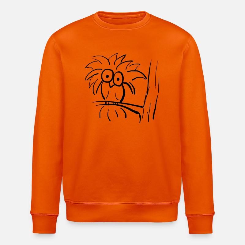 Eule - Stanley/Stella Unisex Bio-Sweatshirt ROLLER - Tieforange