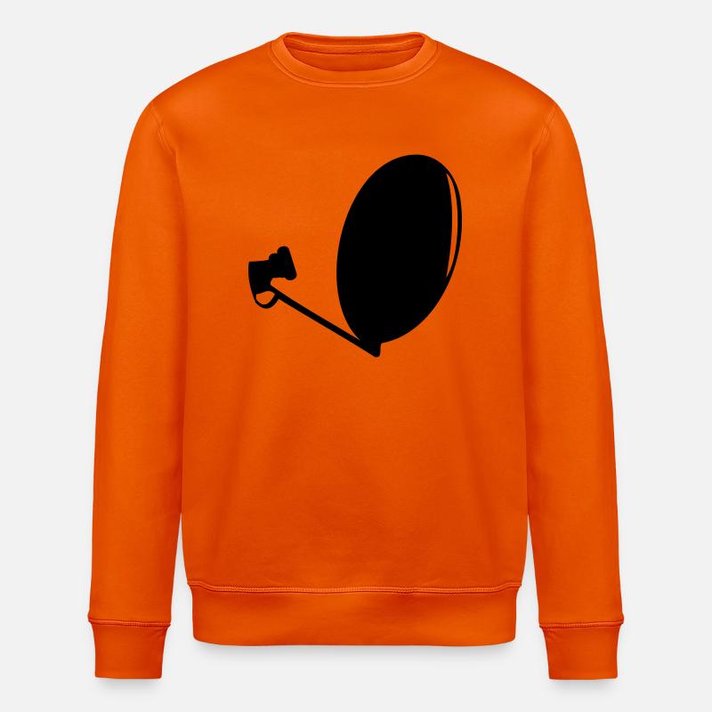 Satellitenschüssel - Stanley/Stella Unisex Bio-Sweatshirt ROLLER - Tieforange