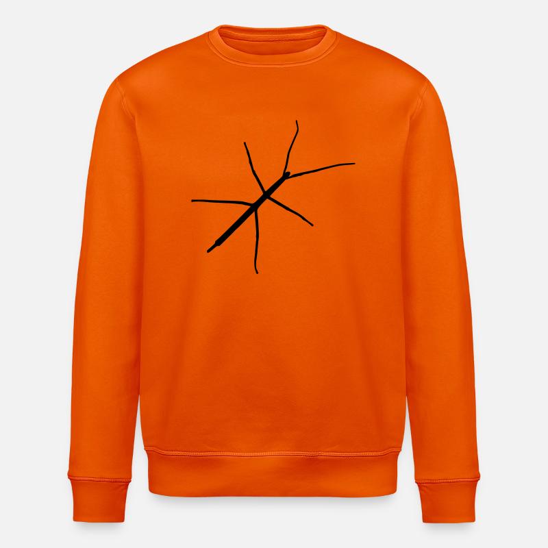 Stabheuschrecke - Stanley/Stella Unisex Bio-Sweatshirt ROLLER - Tieforange