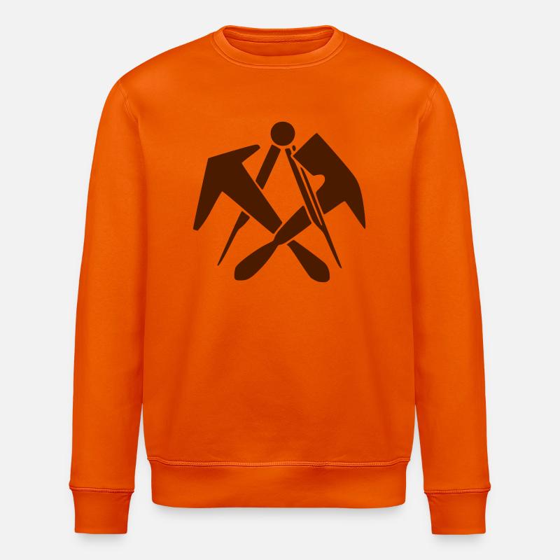 Dachdecker - Stanley/Stella Unisex Bio-Sweatshirt ROLLER - Tieforange