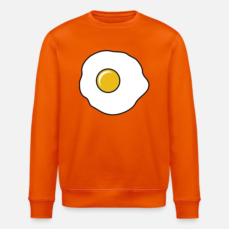 Spiegelei - Stanley/Stella Unisex Bio-Sweatshirt ROLLER - Tieforange