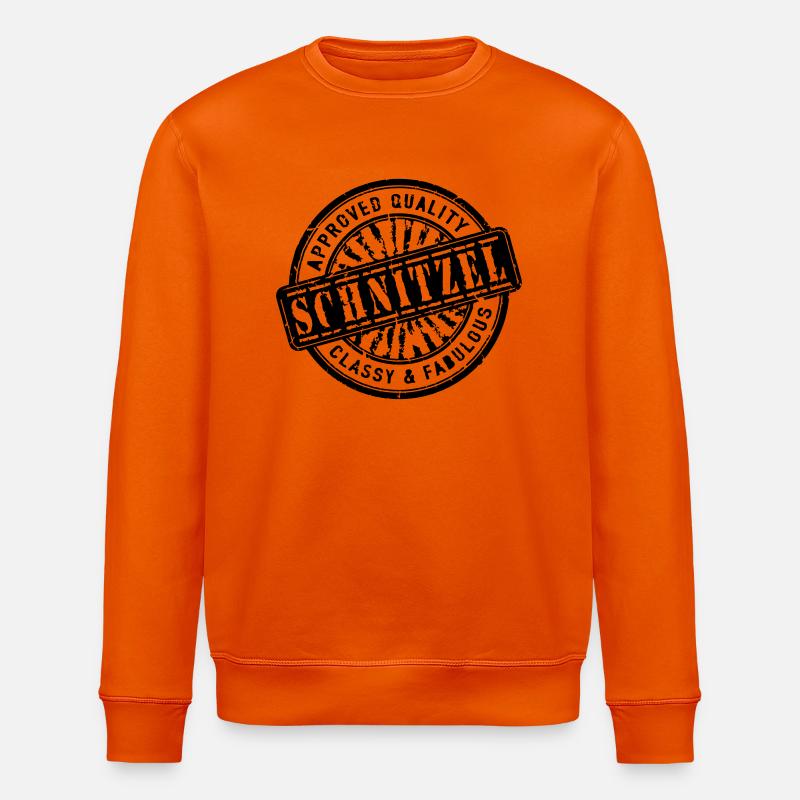 Schnitzel Stamp - Stanley/Stella Unisex Bio-Sweatshirt ROLLER - Tieforange