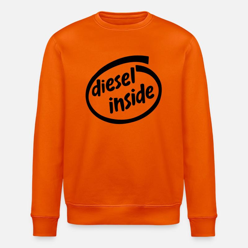 Diesel inside Logo - Stanley/Stella Unisex Bio-Sweatshirt ROLLER - Tieforange