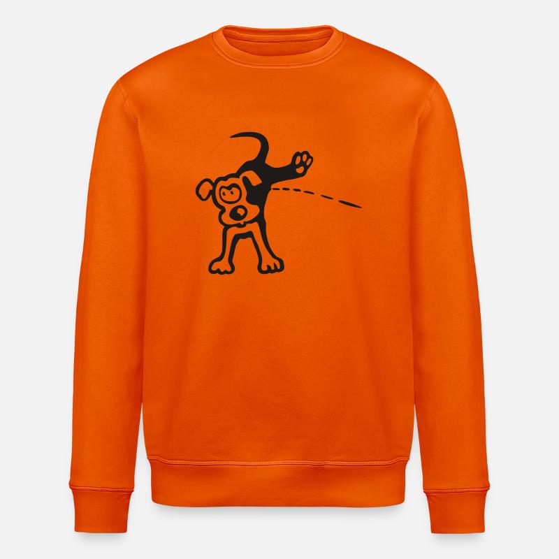 pinkelpaul - Stanley/Stella Unisex Bio-Sweatshirt ROLLER - Tieforange