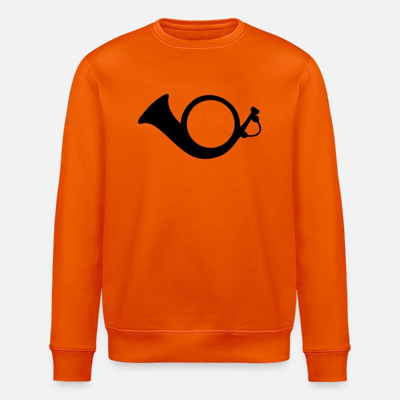 Post Horn - Stanley/Stella Unisex Bio-Sweatshirt ROLLER - Tieforange