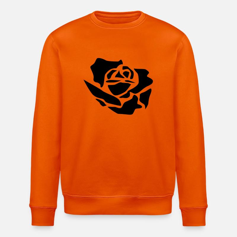 rosenknospe - Stanley/Stella Unisex Bio-Sweatshirt ROLLER - Tieforange