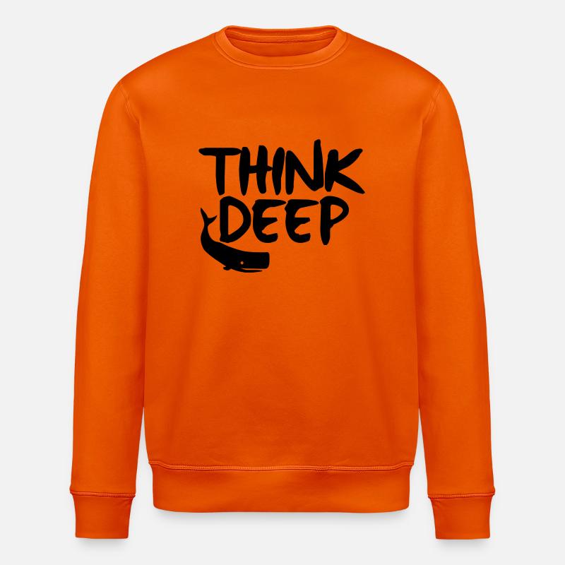 think deep - Sweat bio ROLLER Stanley/Stella Unisexe - orange profond