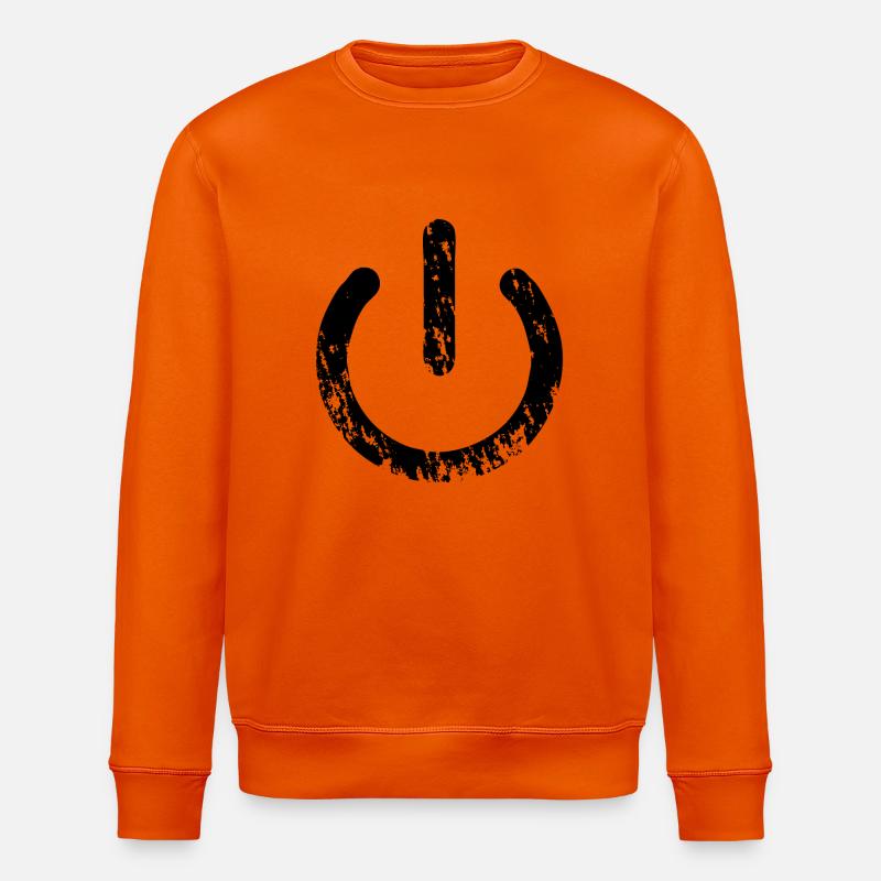 on / off button - Stanley/Stella Unisex Bio-Sweatshirt ROLLER - Tieforange