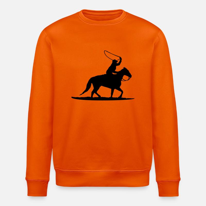 westernreiter - Stanley/Stella Unisex Bio-Sweatshirt ROLLER - Tieforange