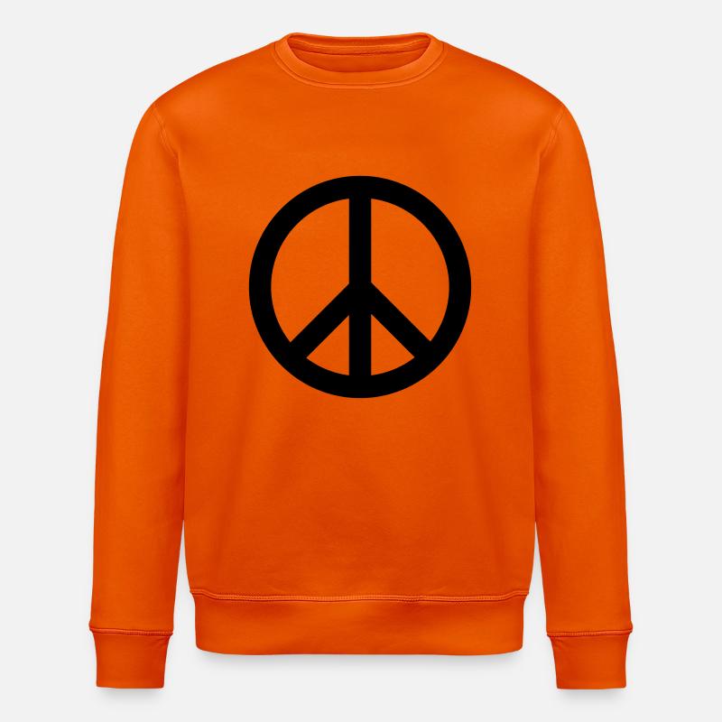 Peace Frieden - Stanley/Stella Unisex Bio-Sweatshirt ROLLER - Tieforange