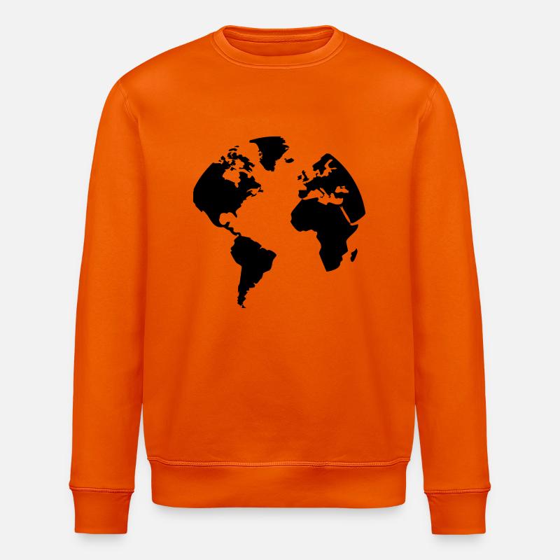 Earth - Erde - Stanley/Stella Unisex Bio-Sweatshirt ROLLER - Tieforange