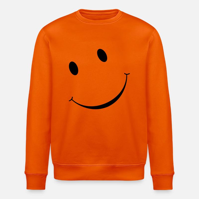 Smiley - Stanley/Stella Unisex Bio-Sweatshirt ROLLER - Tieforange