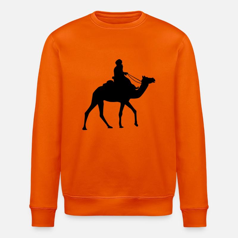 Beduine - Wüstendurchquerung - Stanley/Stella Unisex Bio-Sweatshirt ROLLER - Tieforange