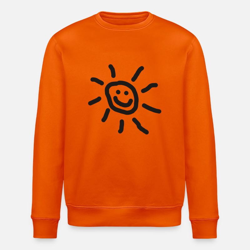 Sonne :-) - Stanley/Stella Unisex Bio-Sweatshirt ROLLER - Tieforange