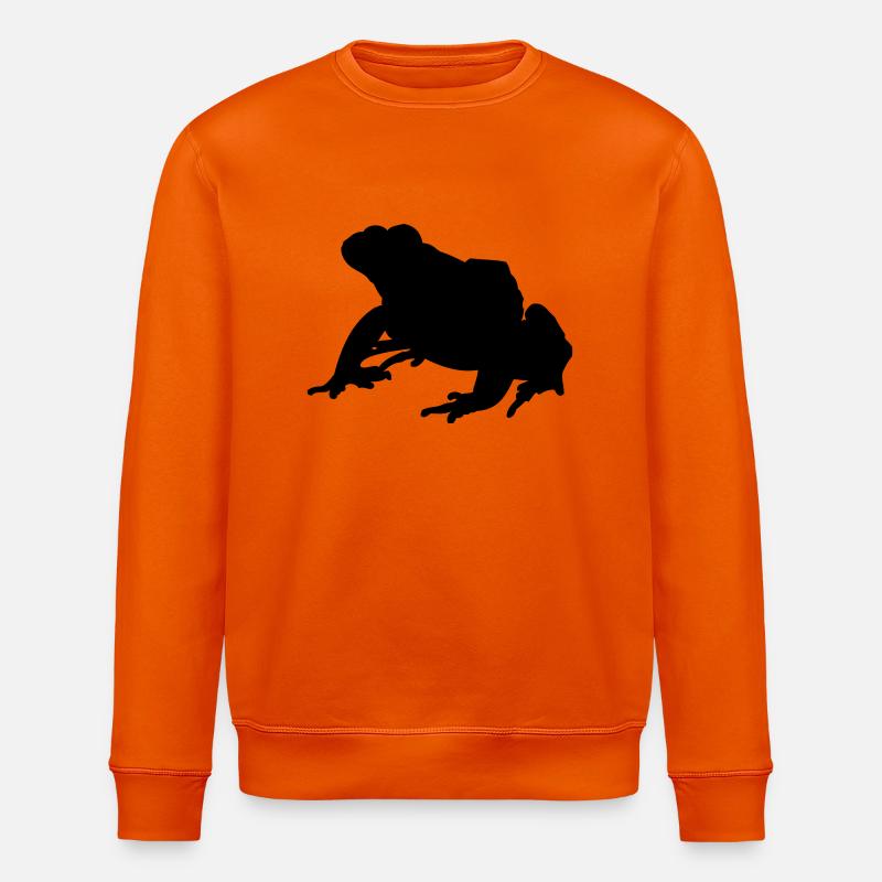 Kröte - Stanley/Stella Unisex Bio-Sweatshirt ROLLER - Tieforange