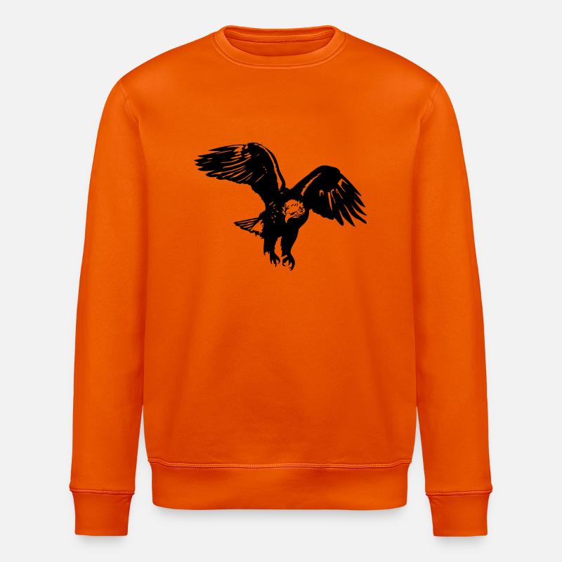adler - Stanley/Stella Unisex Bio-Sweatshirt ROLLER - Tieforange