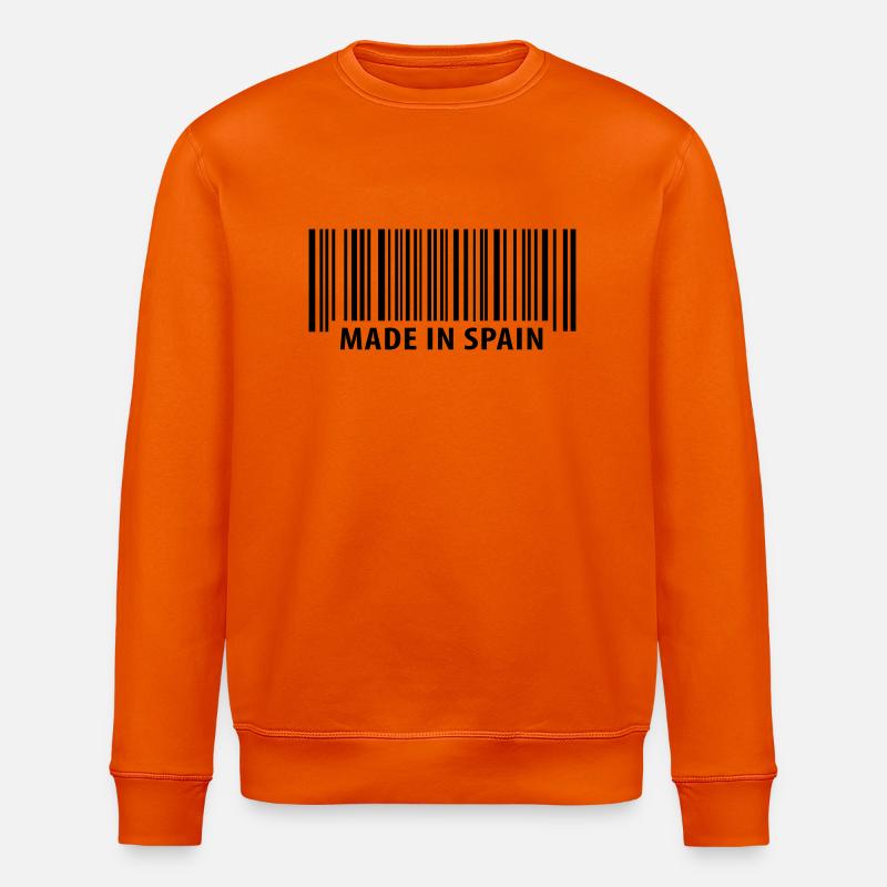 Made in Spain - Sweat bio ROLLER Stanley/Stella Unisexe - orange profond