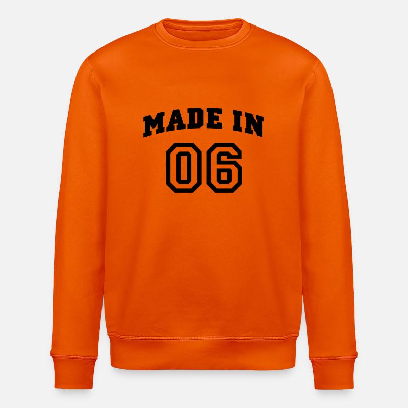 mp_madein06a - Stanley/Stella Unisex Bio-Sweatshirt ROLLER - Tieforange
