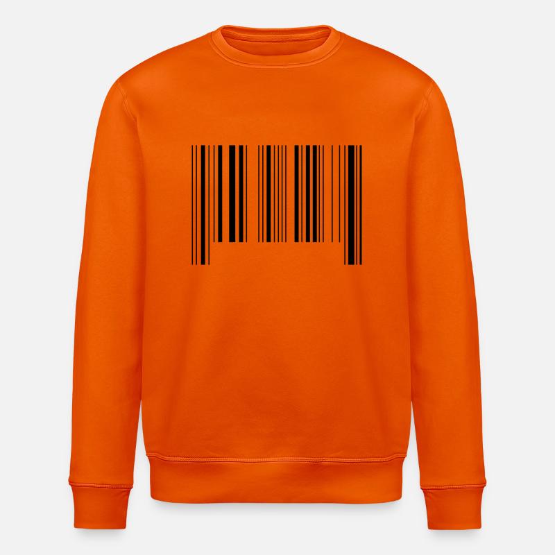 barcode - Stanley/Stella Unisex Bio-Sweatshirt ROLLER - Tieforange