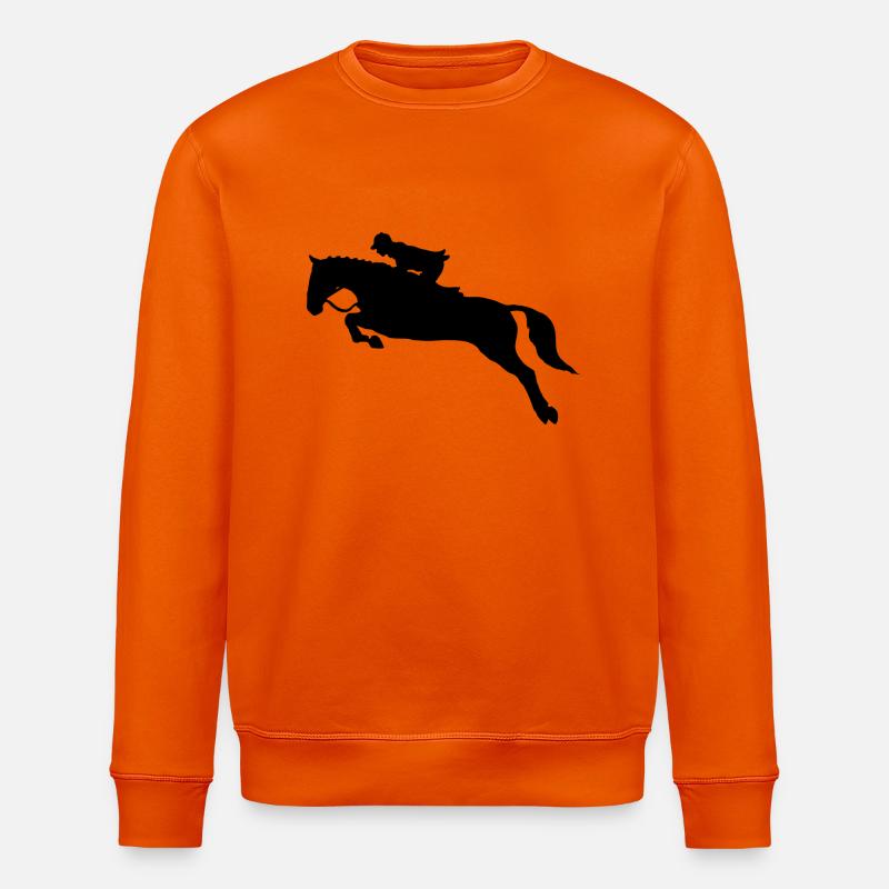 horse204 - Stanley/Stella Unisex Bio-Sweatshirt ROLLER - Tieforange