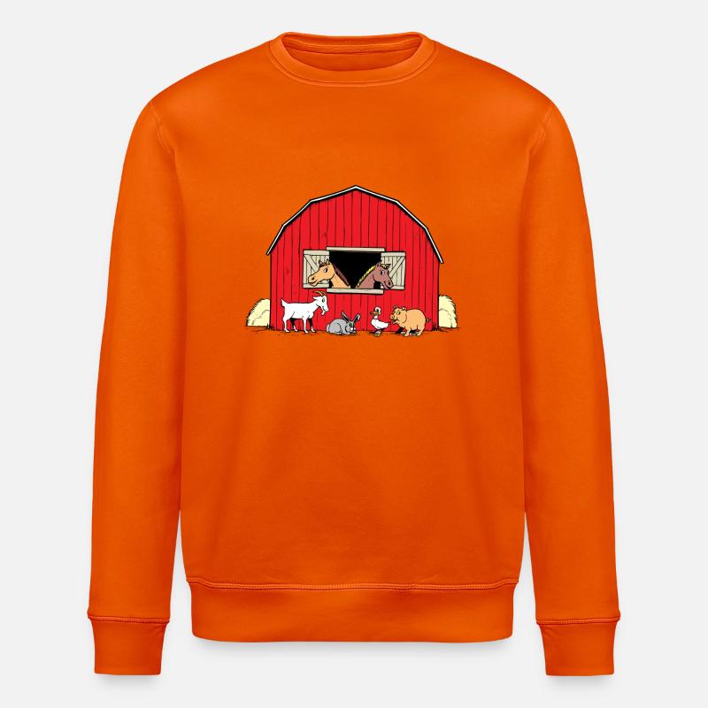 rabbit37 - Stanley/Stella Unisex Bio-Sweatshirt ROLLER - Tieforange