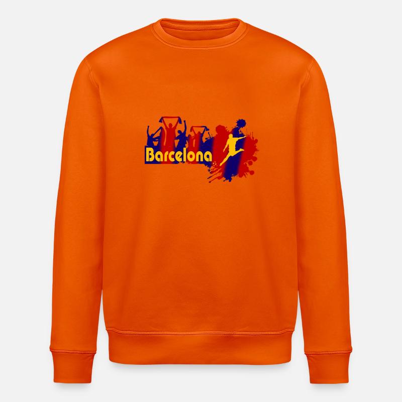 barcelona - Sweat bio ROLLER Stanley/Stella Unisexe - orange profond