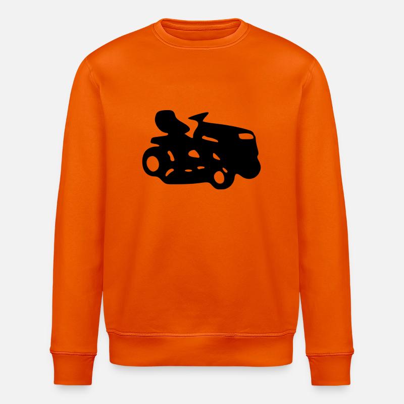 Aufsitzmäher/Rasentraktor - Stanley/Stella Unisex Bio-Sweatshirt ROLLER - Tieforange