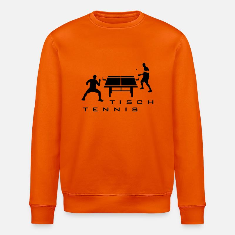 table_tennis_052012_h_1c - Sweat bio ROLLER Stanley/Stella Unisexe - orange profond