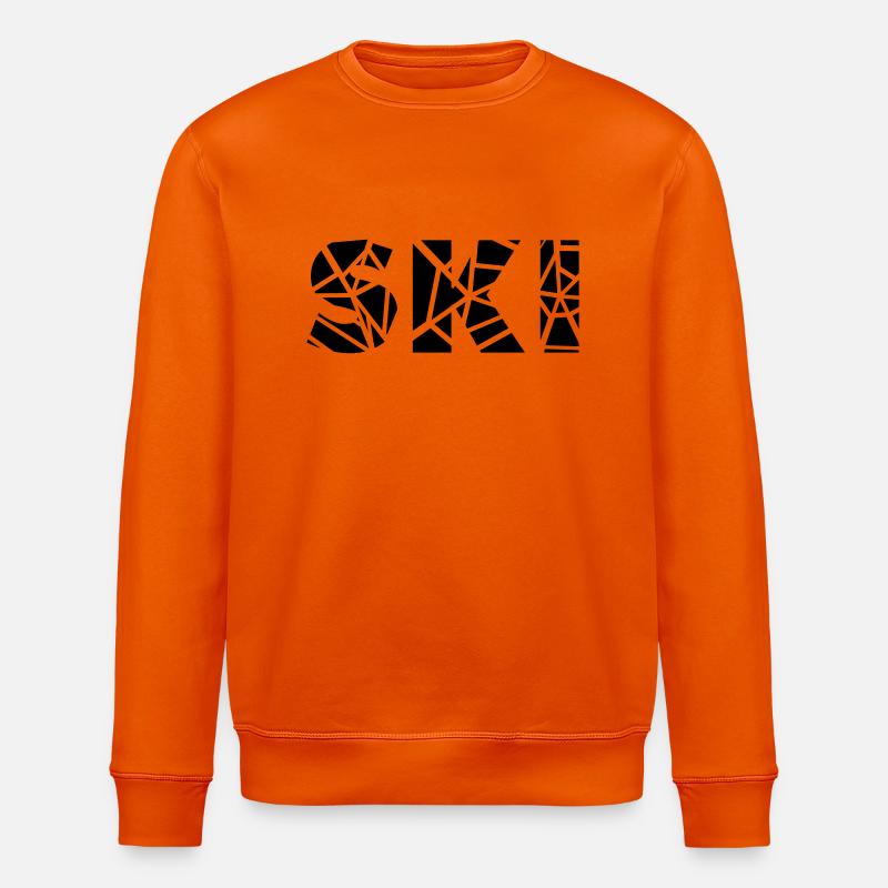 ski - Stanley/Stella Unisex Bio-Sweatshirt ROLLER - Tieforange