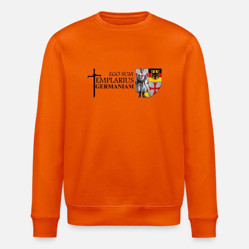 ESTGermaniam - Stanley/Stella Unisex Bio-Sweatshirt ROLLER - Tieforange
