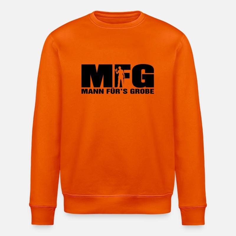 MFG Handwerker - Stanley/Stella Unisex Bio-Sweatshirt ROLLER - Tieforange