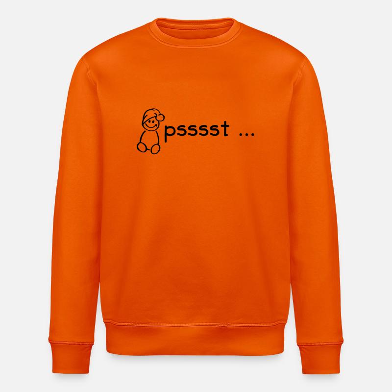 schlafmütze von wicki_de - Stanley/Stella Unisex Bio-Sweatshirt ROLLER - Tieforange
