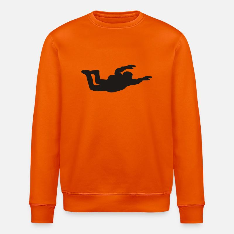 Sky Diving - Stanley/Stella Unisex Bio-Sweatshirt ROLLER - Tieforange