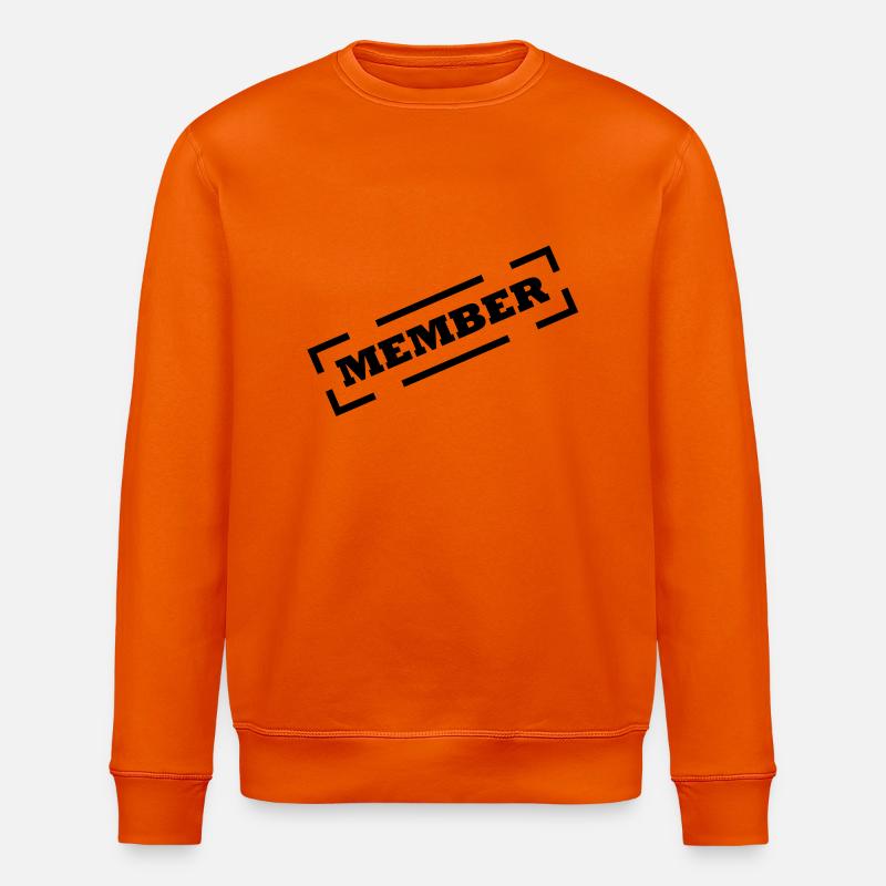 member - Stanley/Stella ROLLER Unisex Organic Sweatshirt - bright orange