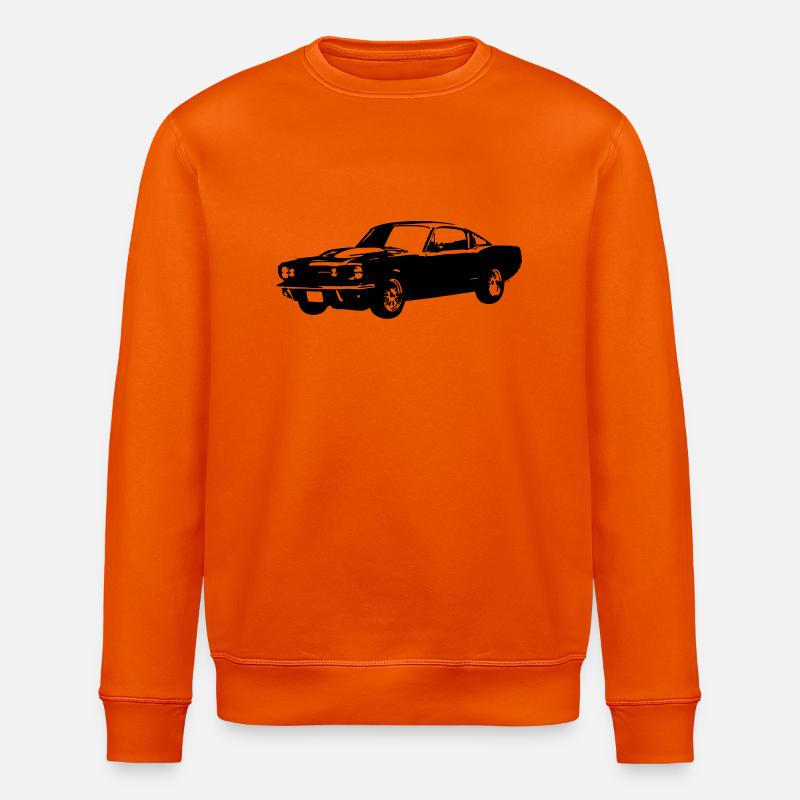 Mustang1965 Fastback - Stanley/Stella Unisex Bio-Sweatshirt ROLLER - Tieforange