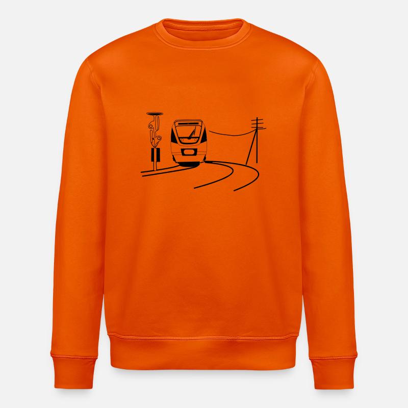 bahn - Stanley/Stella Unisex Bio-Sweatshirt ROLLER - Tieforange