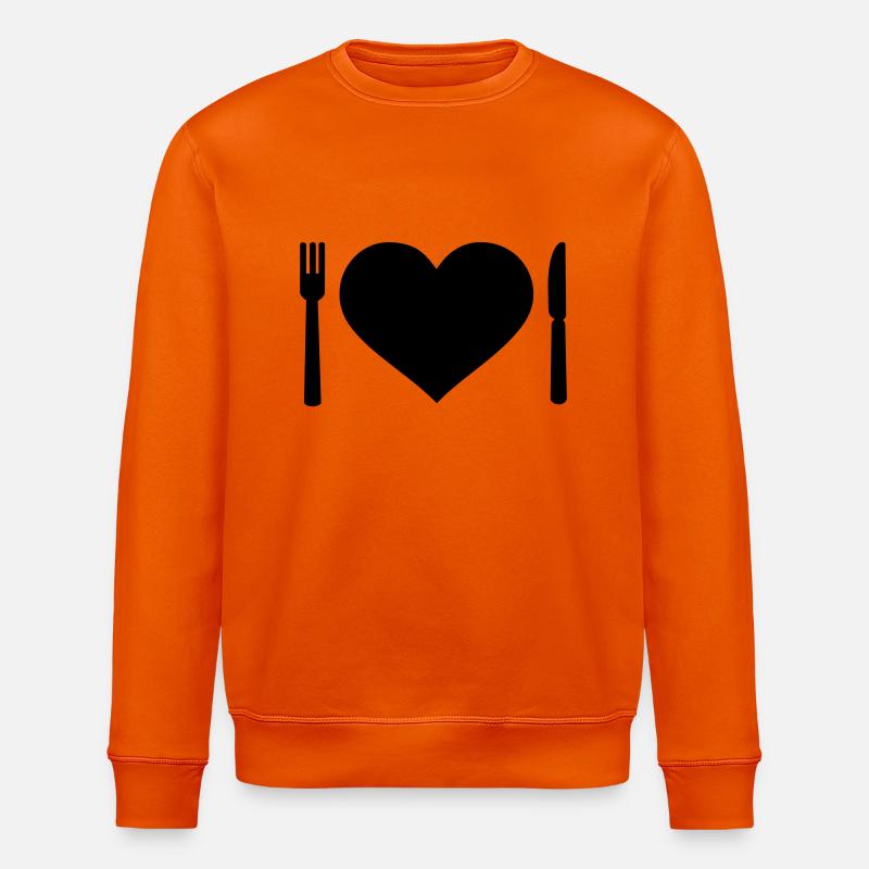 Couvert - Sweat bio ROLLER Stanley/Stella Unisexe - orange profond