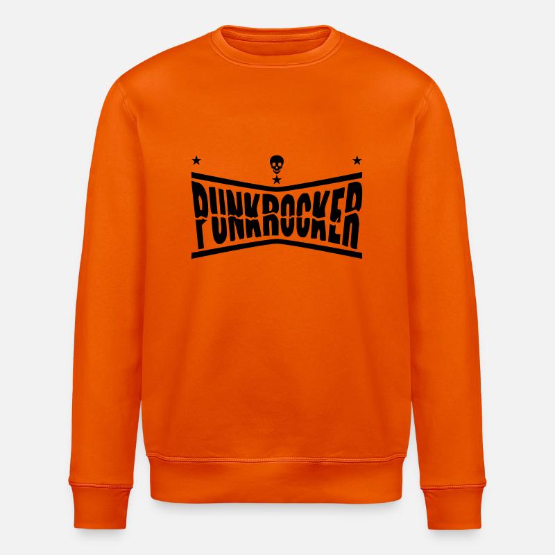 PUNKROCKER - Sweat bio ROLLER Stanley/Stella Unisexe - orange profond