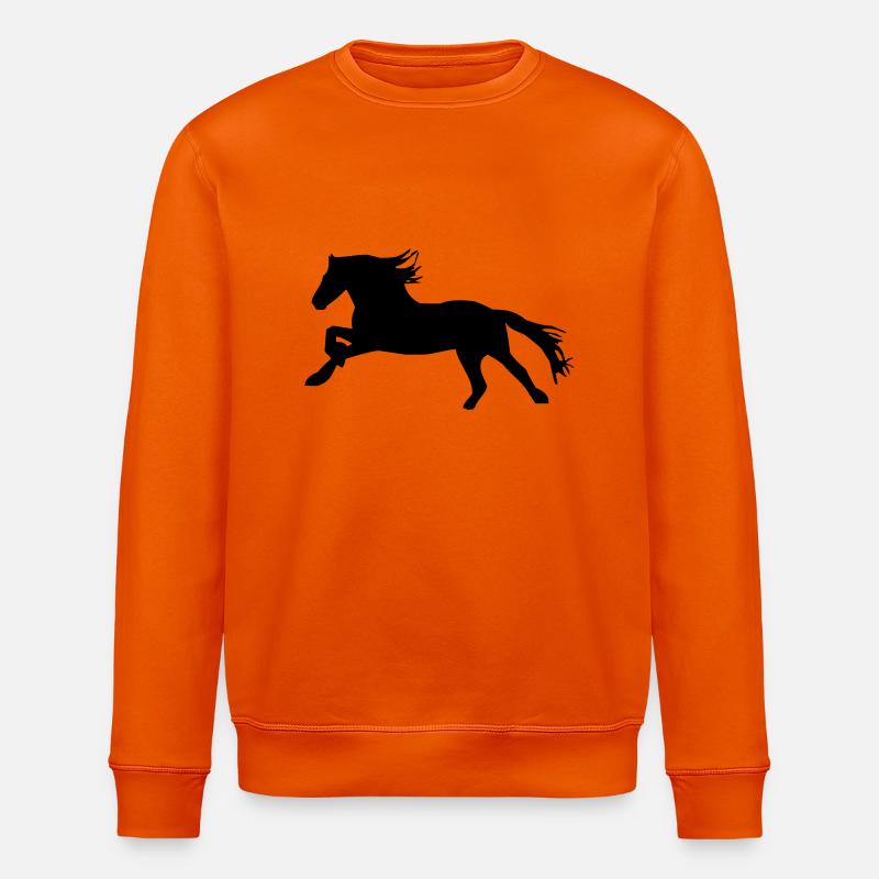 pferd - Stanley/Stella Unisex Bio-Sweatshirt ROLLER - Tieforange