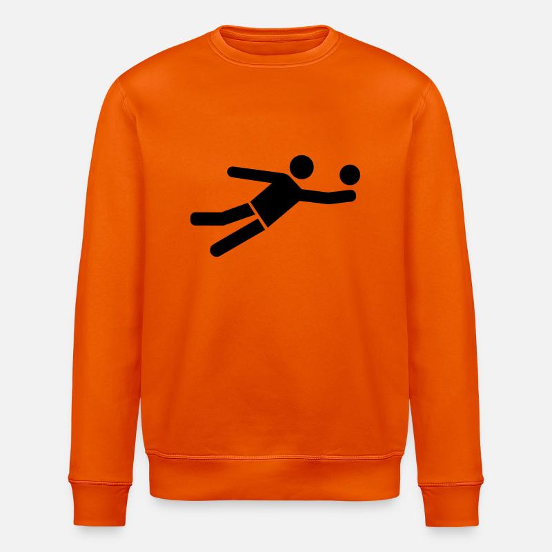 Beach volley - Sweat bio ROLLER Stanley/Stella Unisexe - orange profond