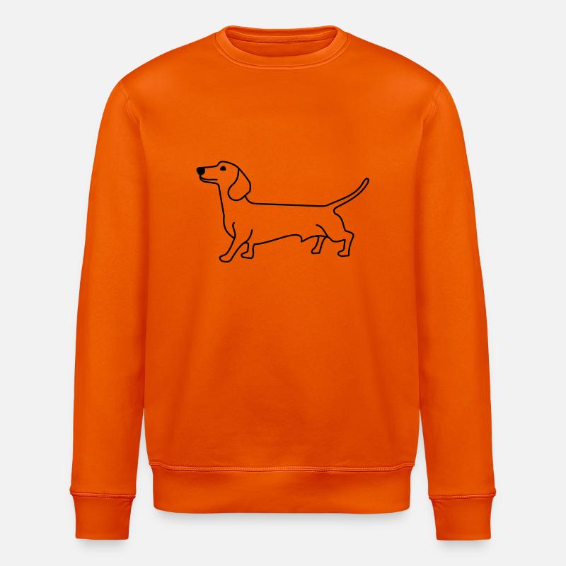 dackel - Stanley/Stella Unisex Bio-Sweatshirt ROLLER - Tieforange