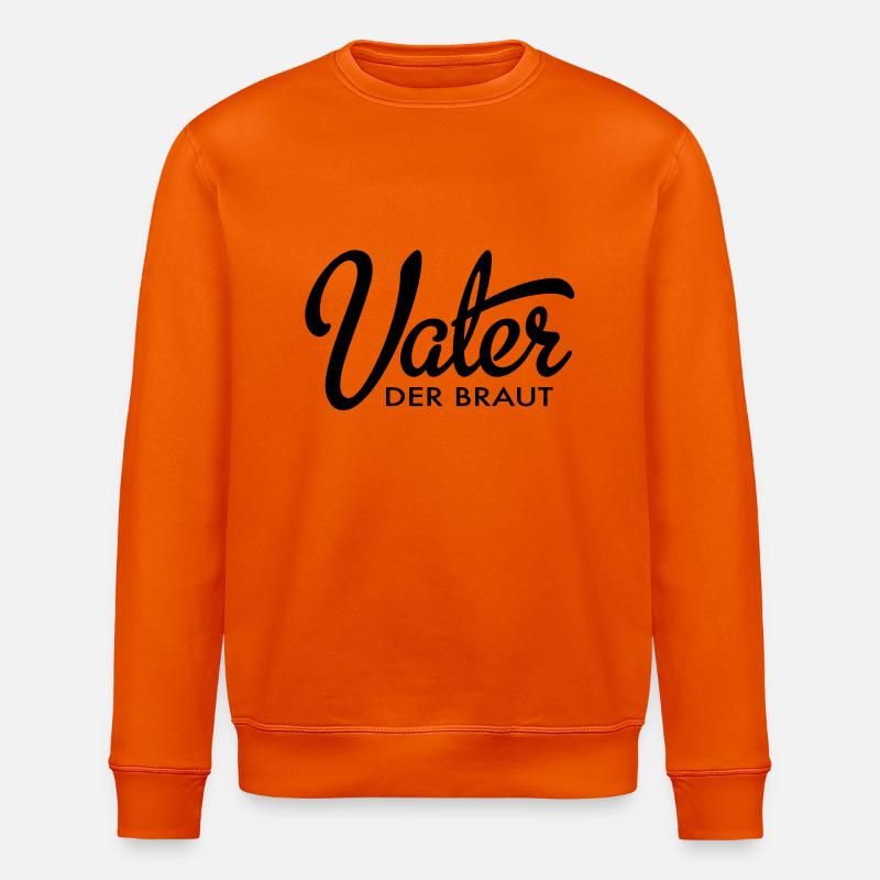 Père de la mariée - Sweat bio ROLLER Stanley/Stella Unisexe - orange profond