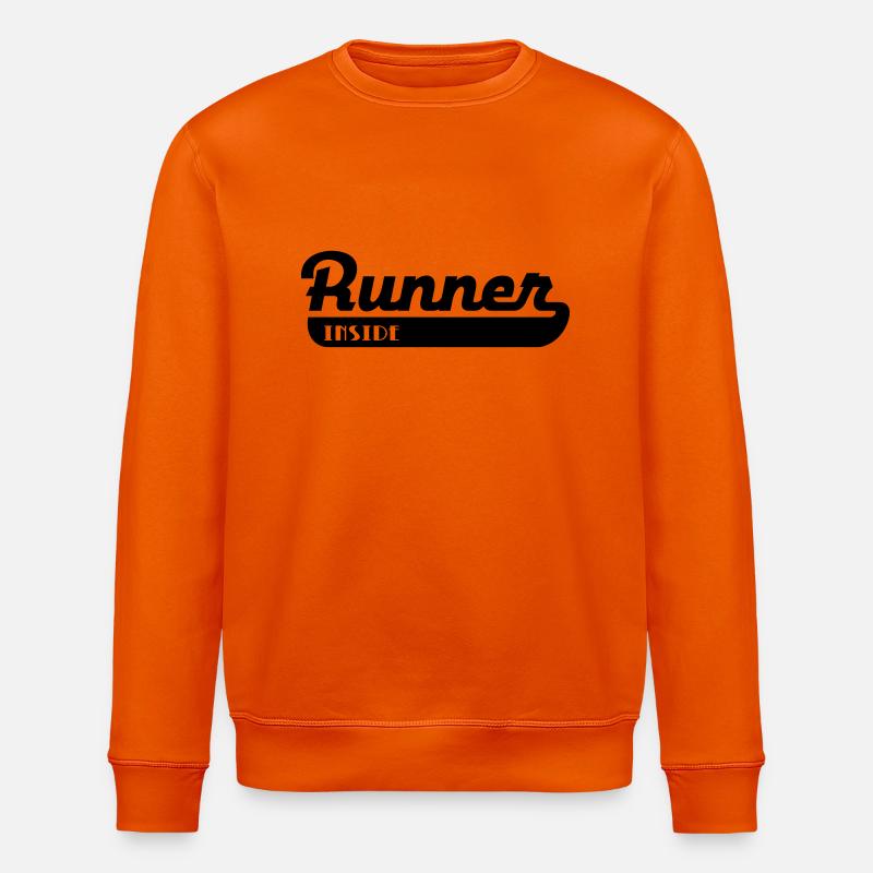 courir - Sweat bio ROLLER Stanley/Stella Unisexe - orange profond