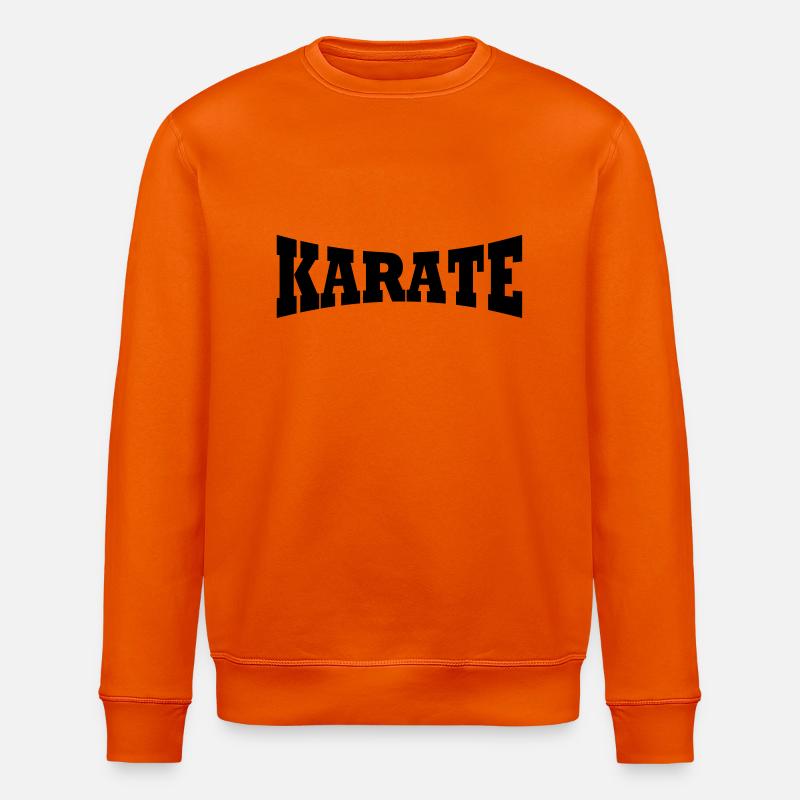 Karaté lettrage - Sweat bio ROLLER Stanley/Stella Unisexe - orange profond