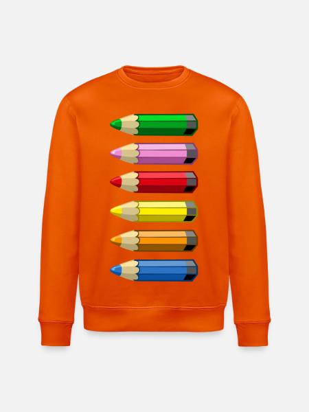 Buntstifte - Stanley/Stella Unisex Bio-Sweatshirt ROLLER - Tieforange