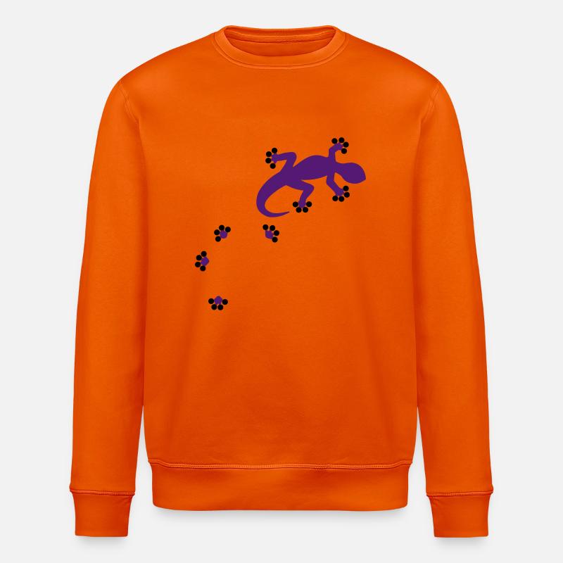 Gecko - 2c - Sweat bio ROLLER Stanley/Stella Unisexe - orange profond