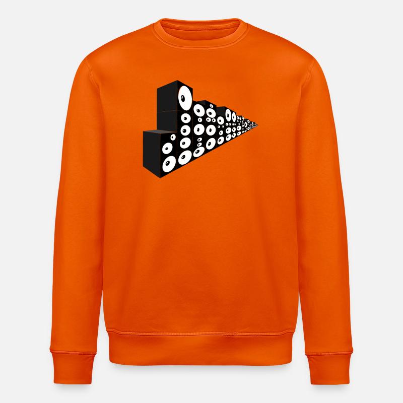 Mur de son infini - Sweat bio ROLLER Stanley/Stella Unisexe - orange profond